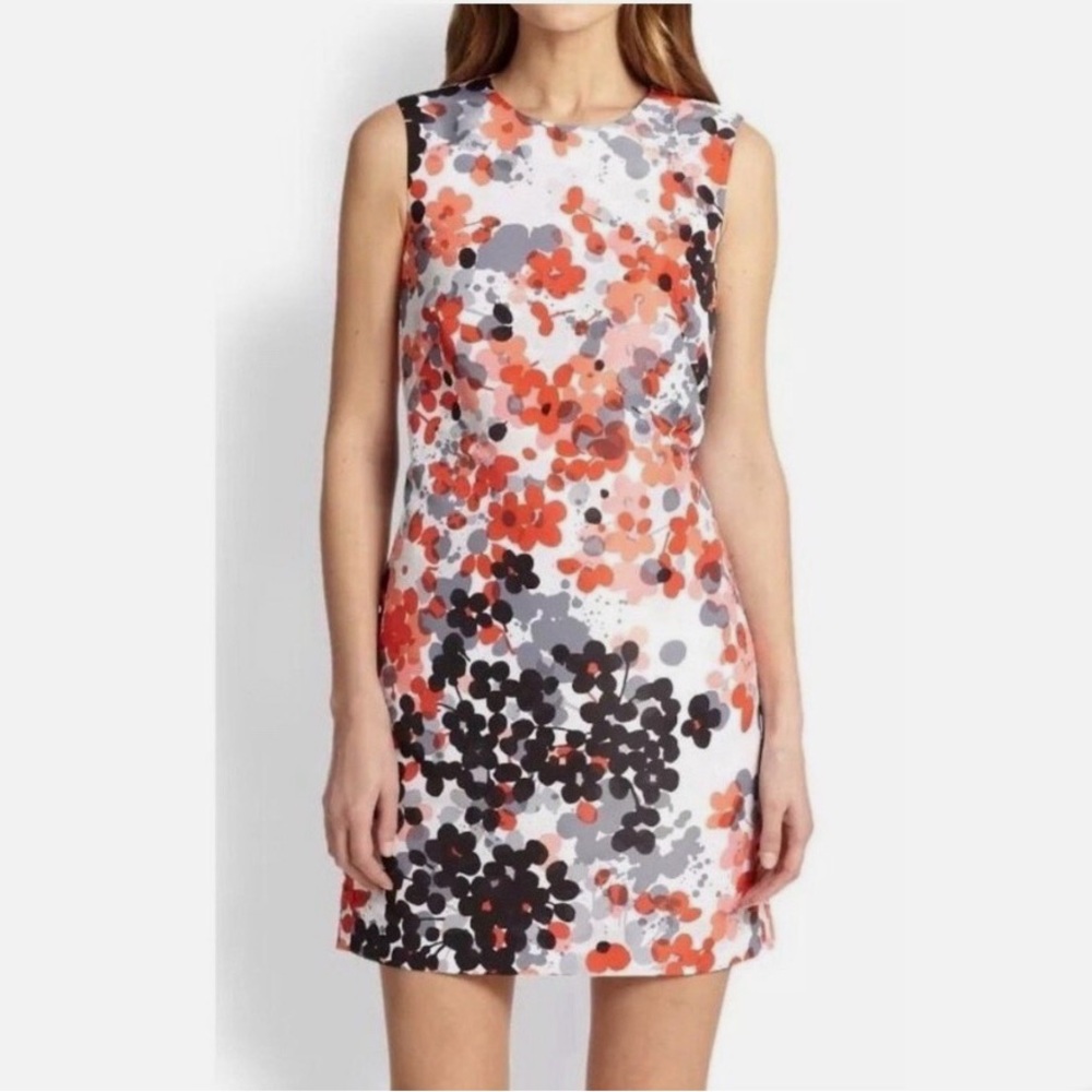 Red Valentino - red and black floral dress